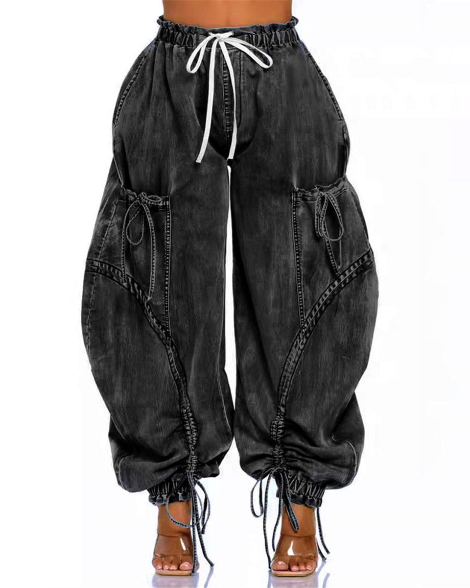 Shape Shift Balloon Denim Joggers