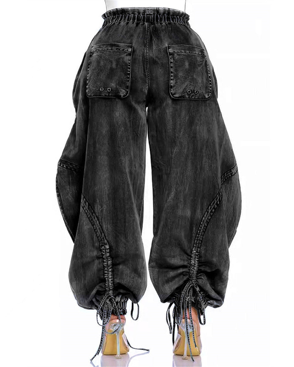 Shape Shift Balloon Denim Joggers
