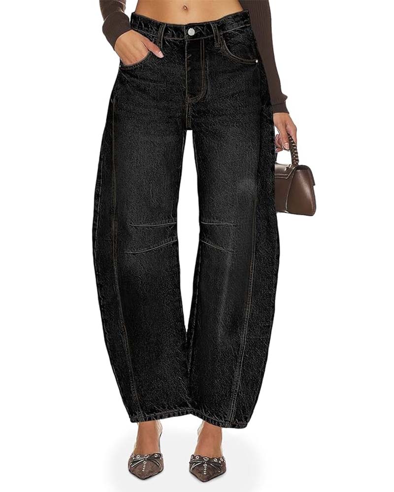 Easy Arc Relaxed Barrel Denim Jeans