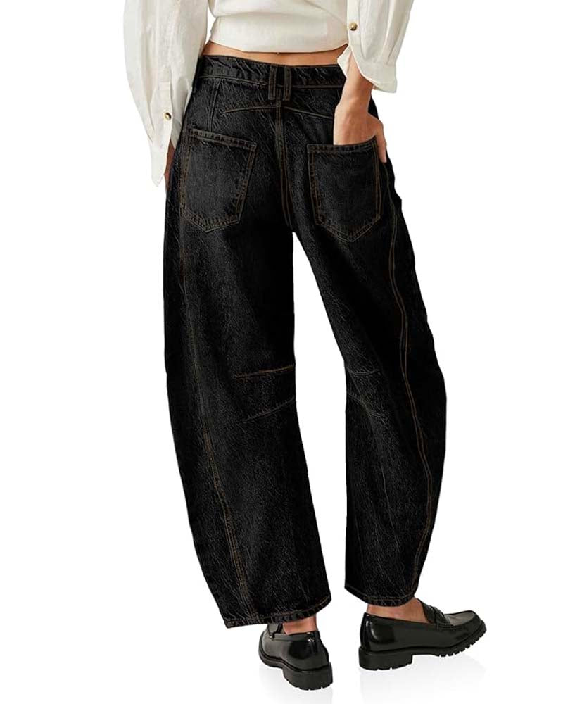 Easy Arc Relaxed Barrel Denim Jeans