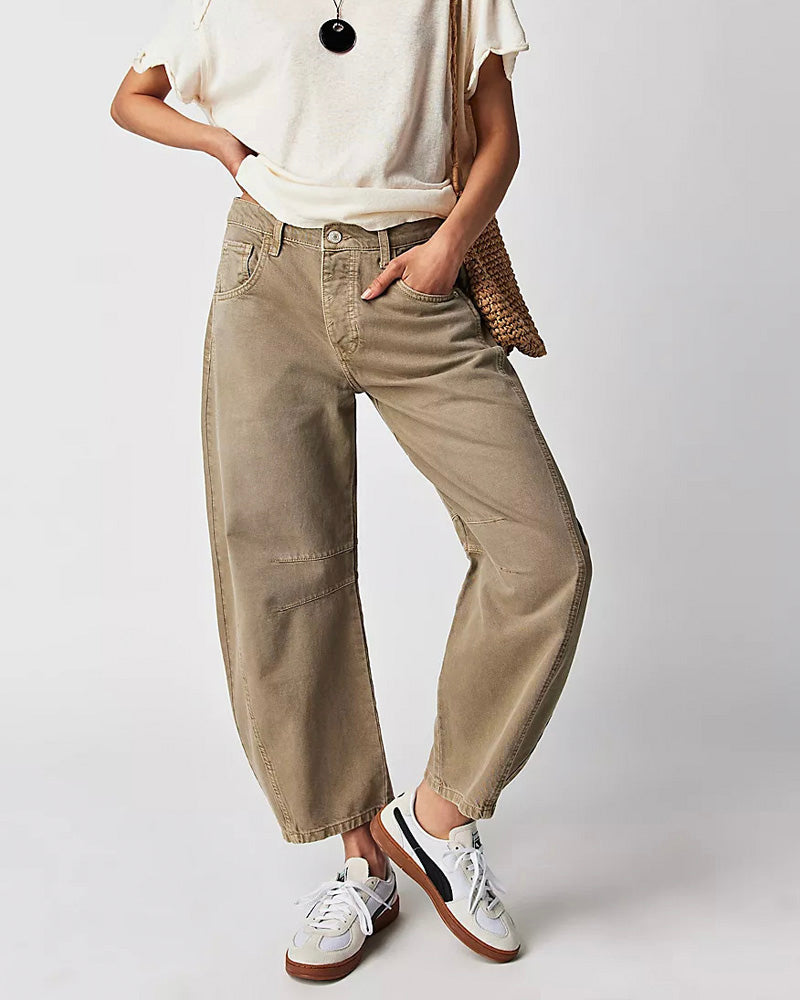 Easy Arc Relaxed Barrel Denim Jeans