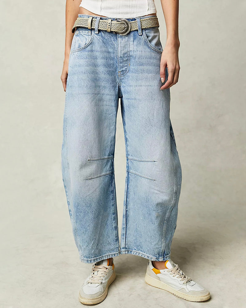 Easy Arc Relaxed Barrel Denim Jeans