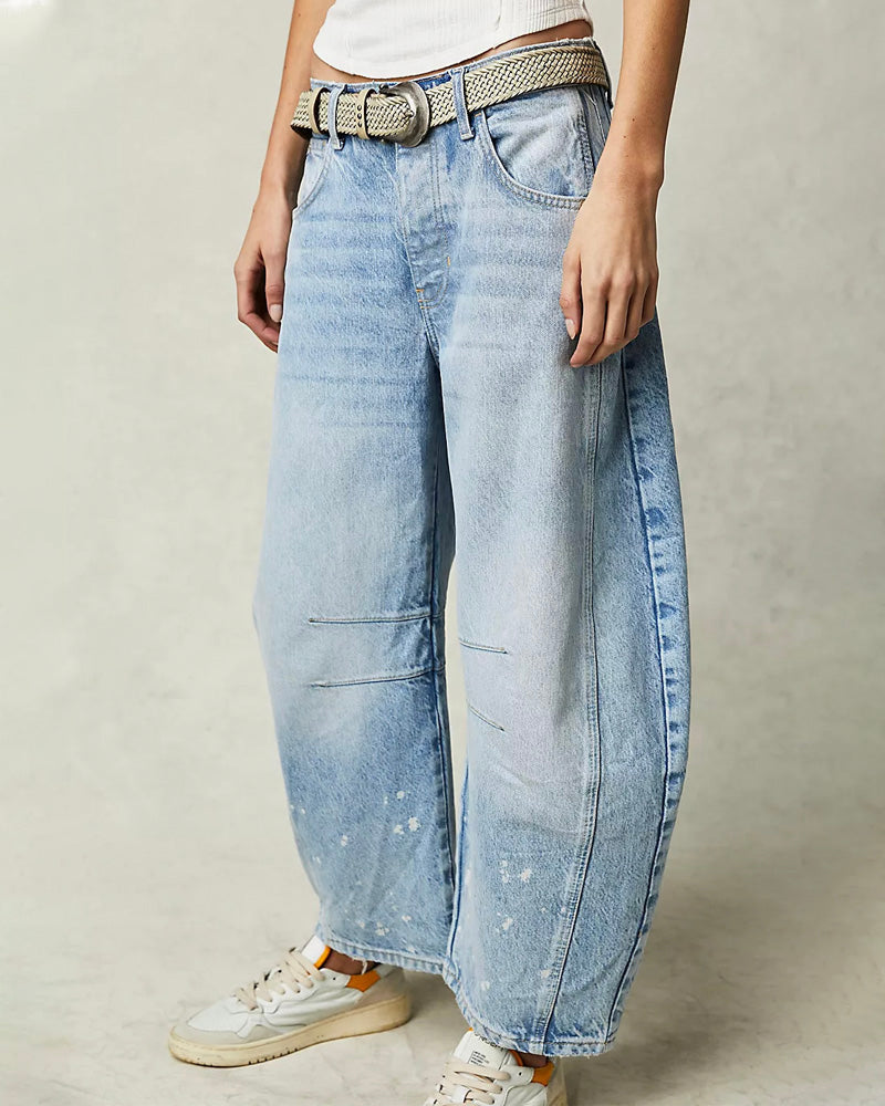 Easy Arc Relaxed Barrel Denim Jeans