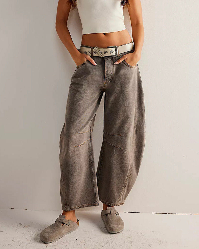 Easy Arc Relaxed Barrel Denim Jeans