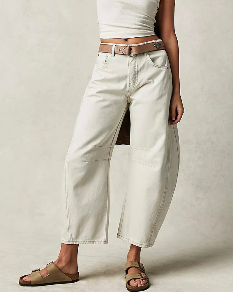 Easy Arc Relaxed Barrel Denim Jeans