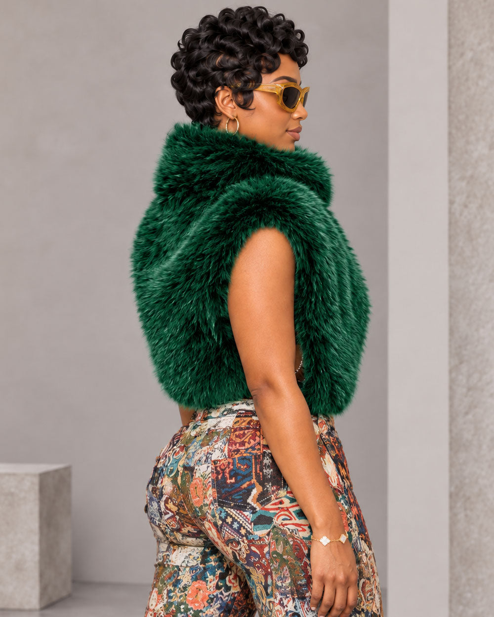 Cold Front Faux Fur Top