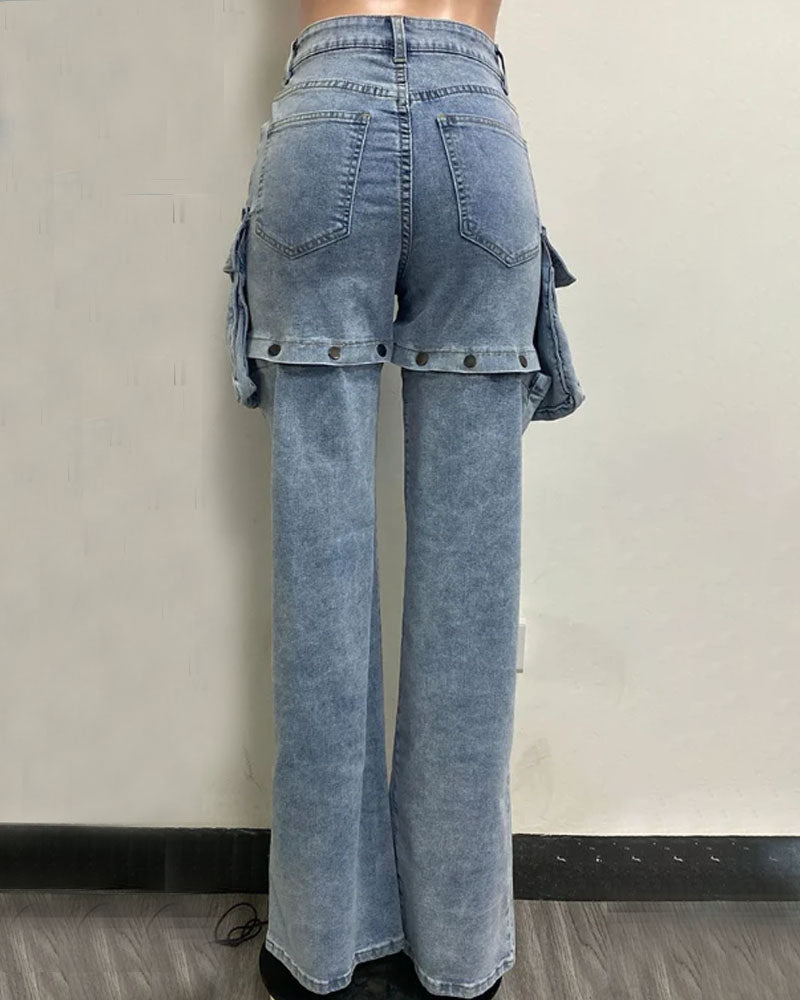 Switchback Detachable Denim Jeans