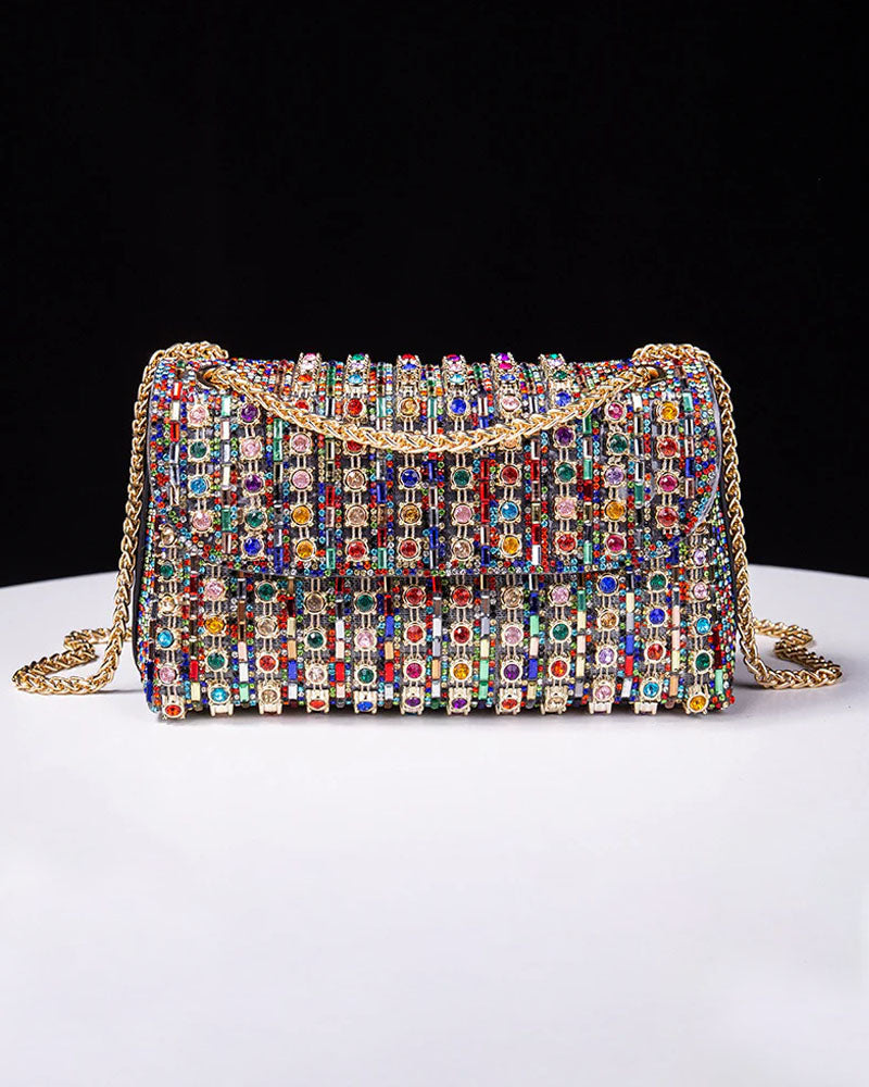 Spotlight Rhinestone Evening Bag