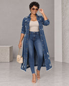 Raw Hem Deep Denim