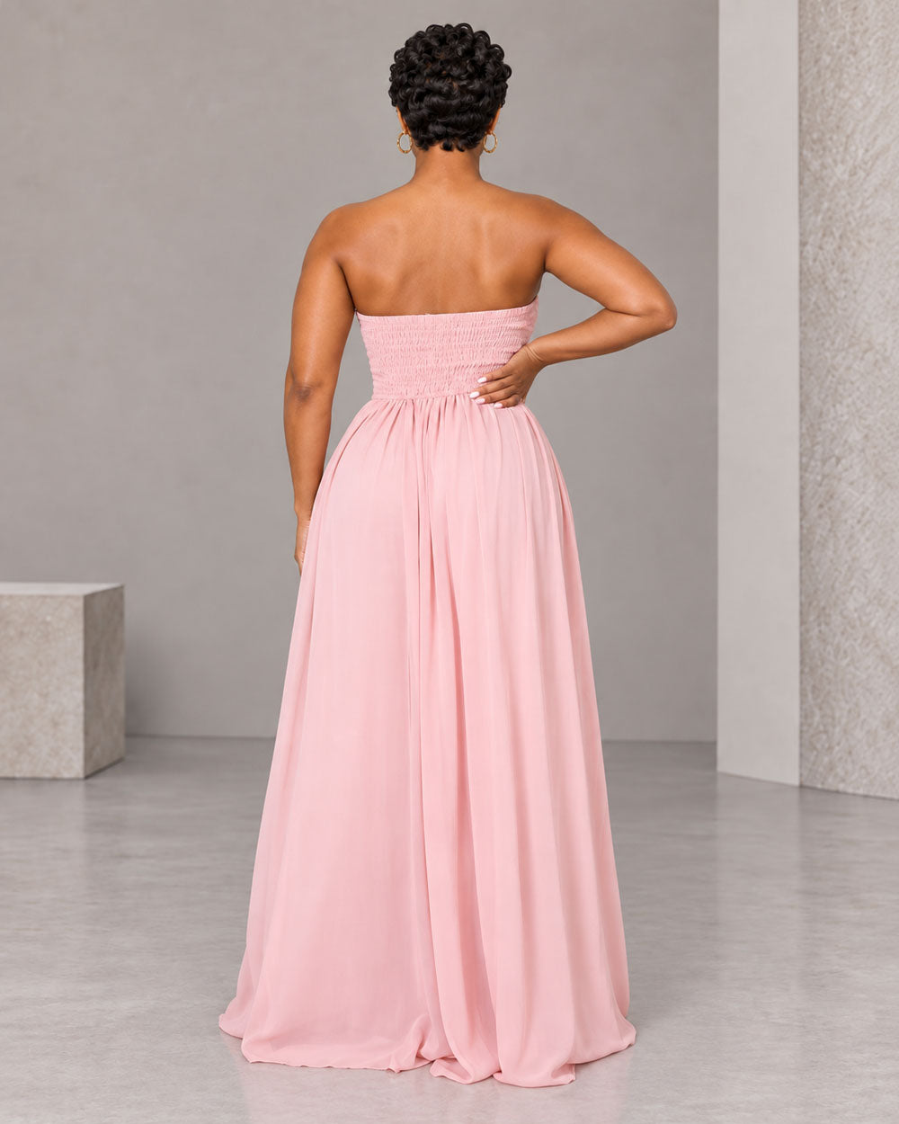 Free Flow Strapless Wide-Leg Jumpsuit