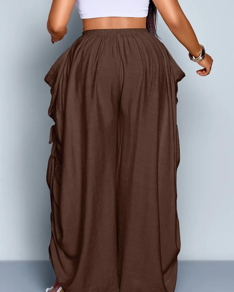 Loved You First Linen Wide-Leg Pants