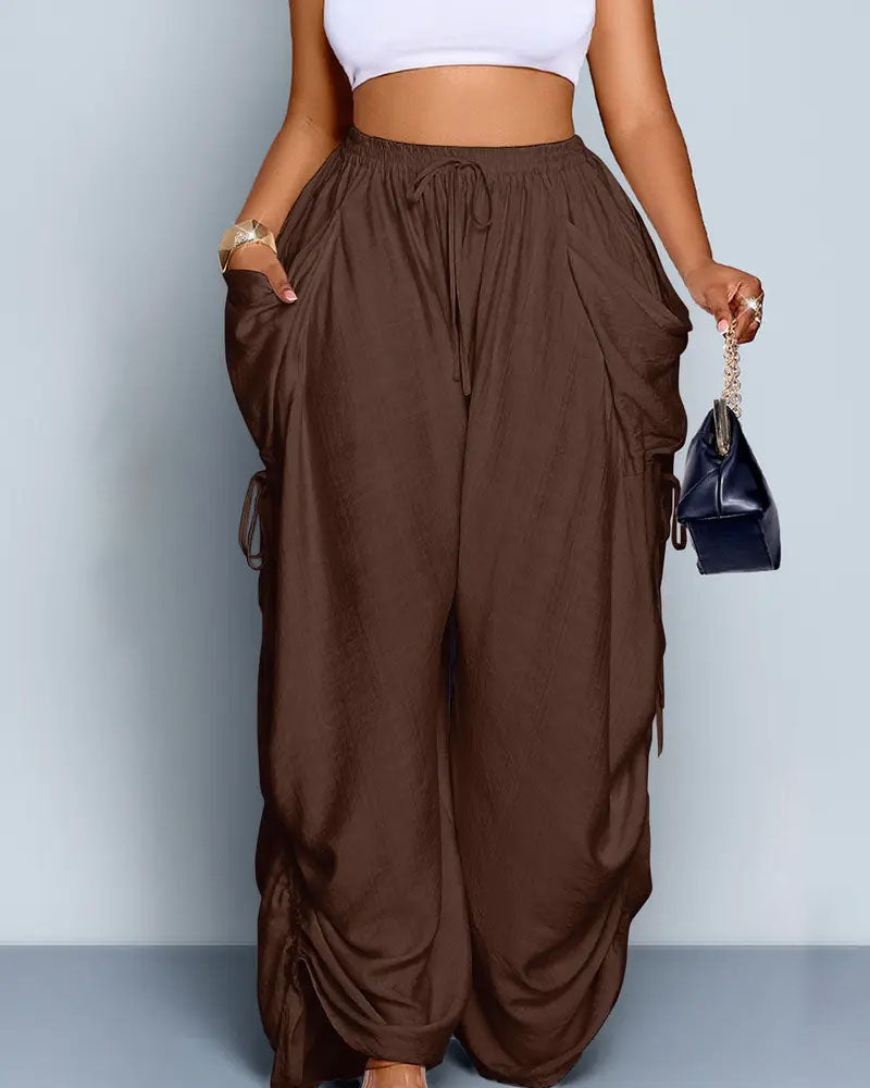 Loved You First Linen Wide-Leg Pants