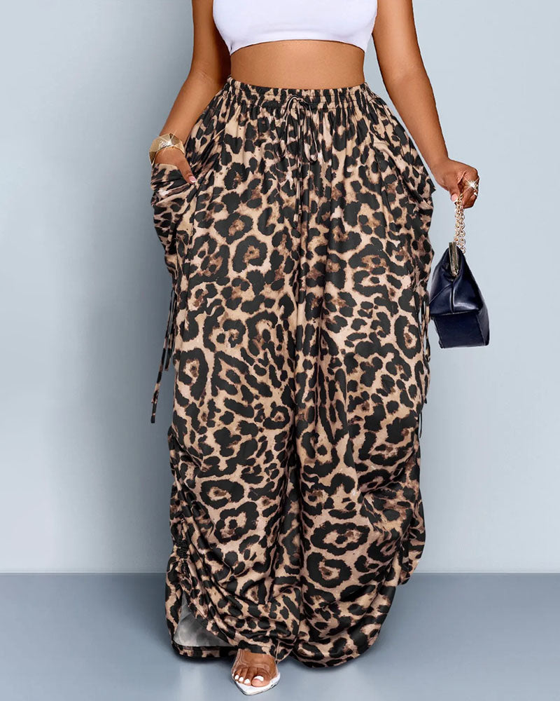Loved You First Linen Wide-Leg Pants