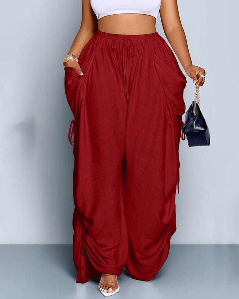 Loved You First Linen Wide-Leg Pants