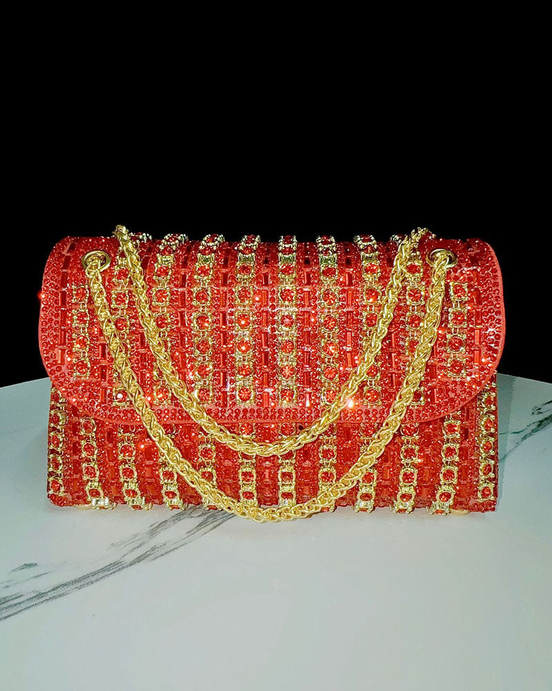 Spotlight Rhinestone Evening Bag