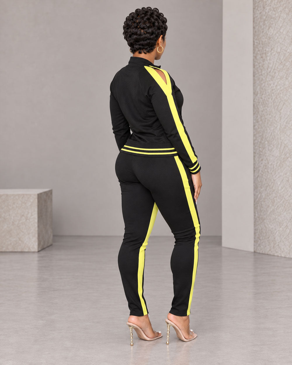 She Got Game Track Jogger Set