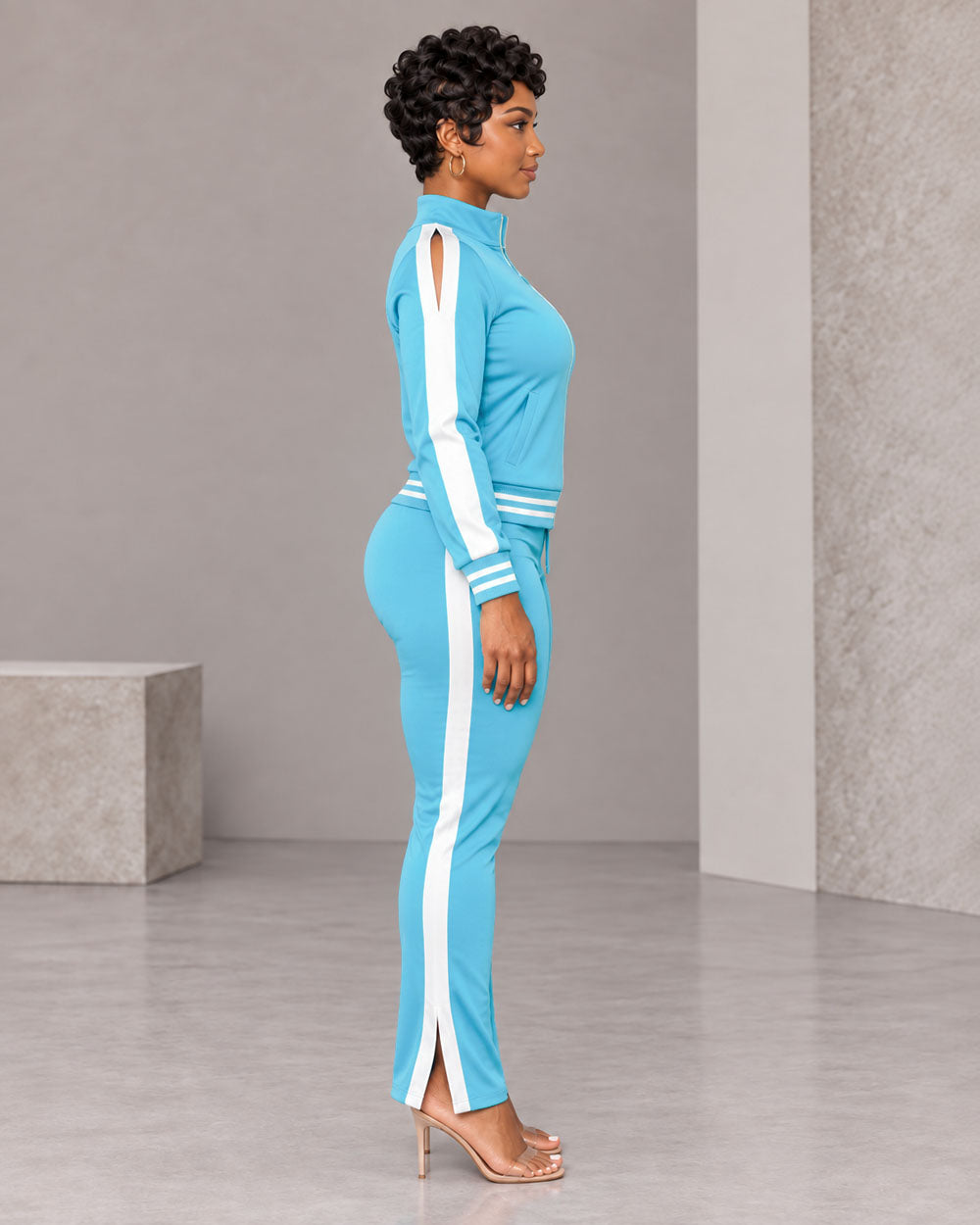 She Got Game Track Jogger Set