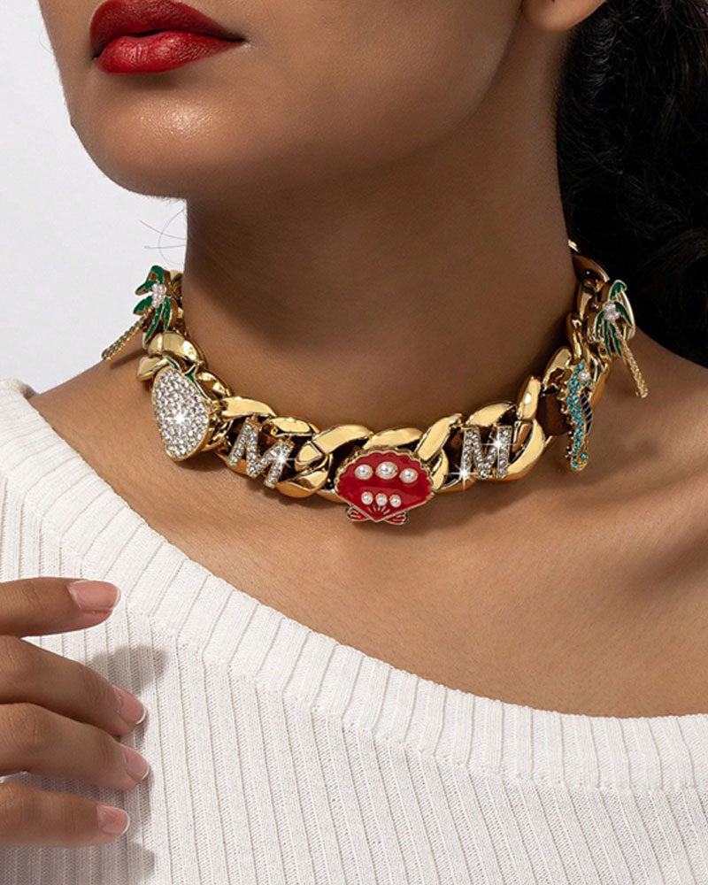 Charm Parade Diamond Chain Choker