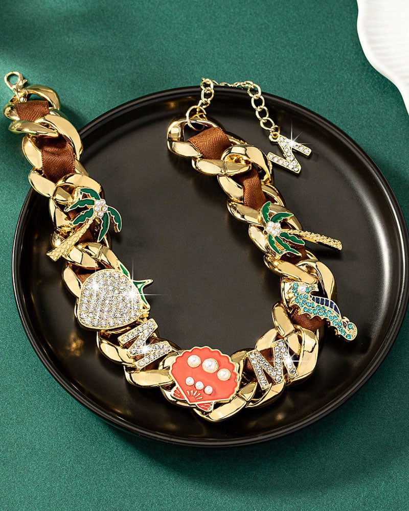 Charm Parade Diamond Chain Choker