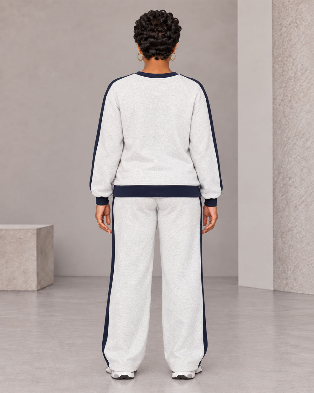 Weekend Route Drawstring Sweatsuit Set
